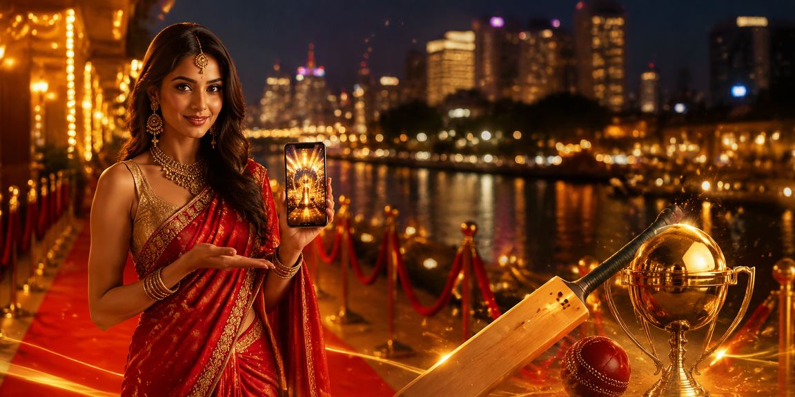 User selecting lottery numbers on mobile device in India